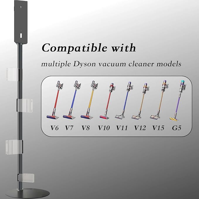 Height-Adjustment Vacuum Stand for V7/V8/V9/V10/V11/V12/V15/Gen5, Pure Metal - Image 3