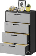 Metal Steel 4 Drawer Lateral File Cabinet by Fesbos