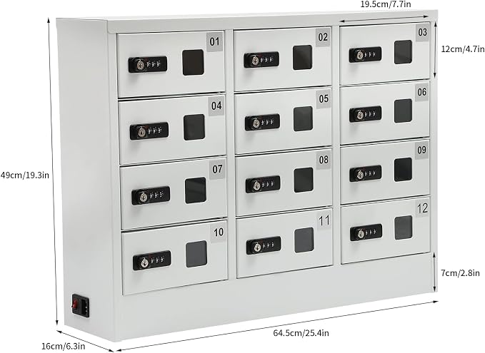 12 Slot Cellphone Charging Station, Mobile Phone Charging Station - Image 4