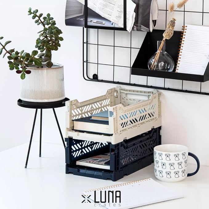 Collapsible Storage Box, Foldable Crate Organizer Bin - Image 4