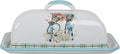 Enameled Farmhouse Vintage Butter Dish by Quorvynne