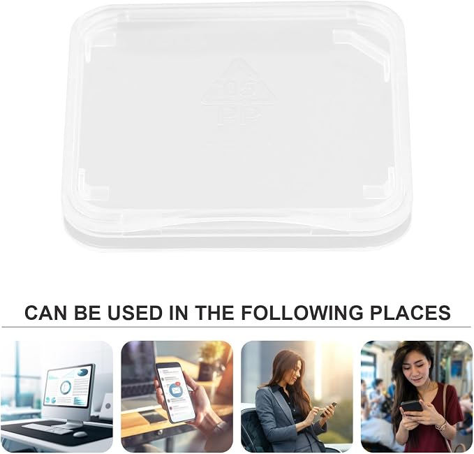 BESPORTBLE Transparent Memory Card Storage Boxes PP Material Memory Card - Image 2