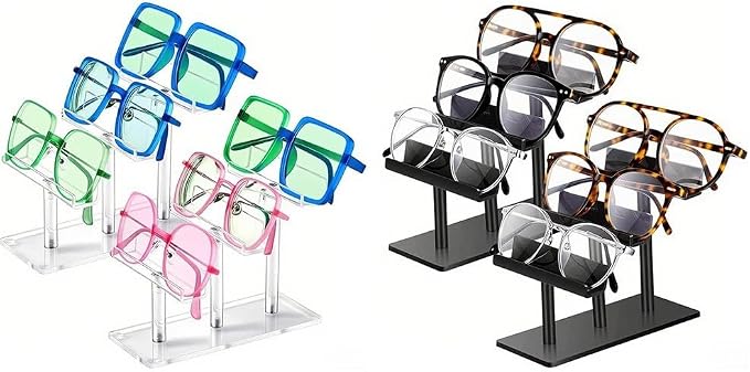 Set Of Two 3 Tier Acrylic Sunglasses Display Stands - Image 4