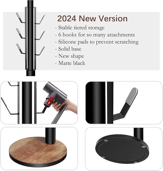 Docking Station Holder Freestanding Vacuum Stand Rack Compatible - Image 3