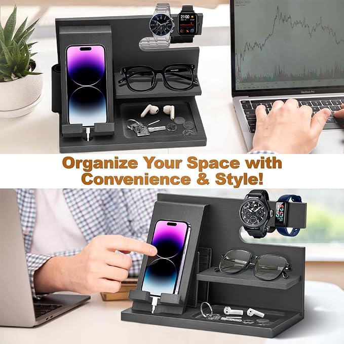 Wood Phone Docking Station - Image 2