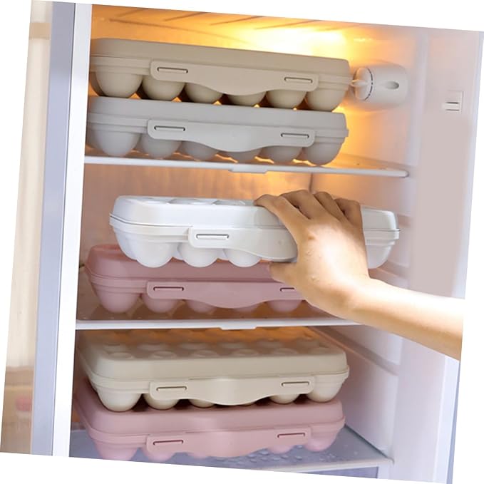 2pcs Refrigerator Egg Storage Bin Large Capacity Egg Holder - Image 8