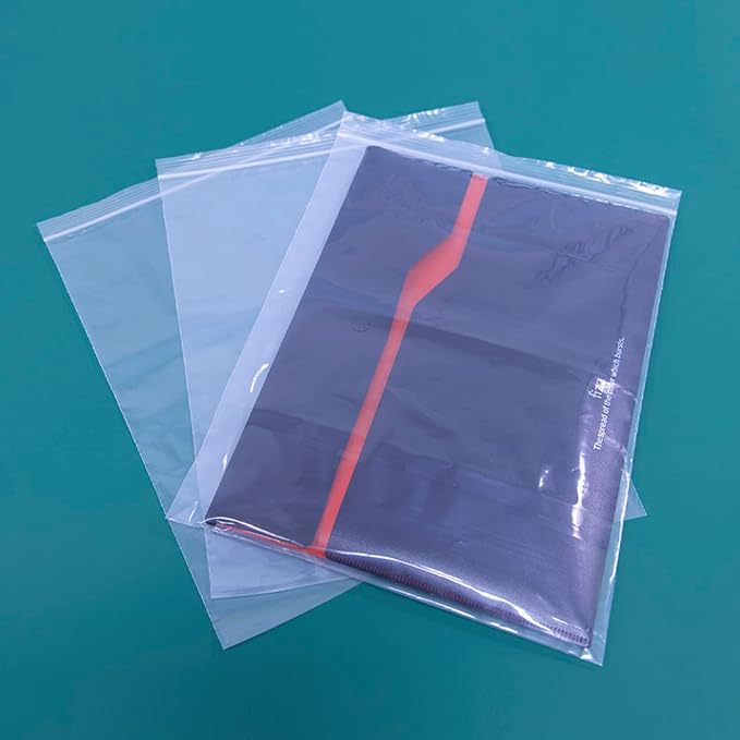 iMailer - 200 Count - 10" x 13" Clear Zip Bags - 2 Mil Reclosable Zip Plastic - Image 5