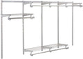 Rubbermaid Configurations Custom Closet Kit 4-8 Ft. Adjustable Metal Wire by Rubbermaid
