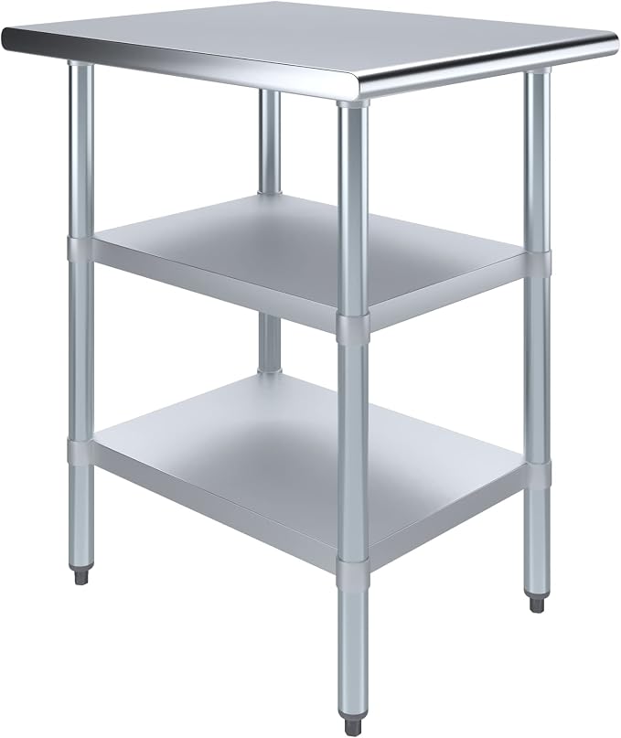 AmGood Stainless Steel Work Table by AmGood