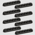 USB Cable Organizer Clips Cord Holder, 8 Packs Black Self Adhesive Desk Cord by Apromisith