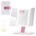 EASEHOLD Foldable Tri-Fold Lighted Makeup Vanity Mirror by EASEHOLD