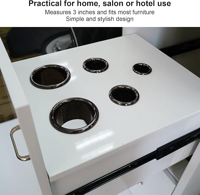 Hair Dryer Holder RustProof Firm Stainless Steel Hair Dryer Stand - Image 2