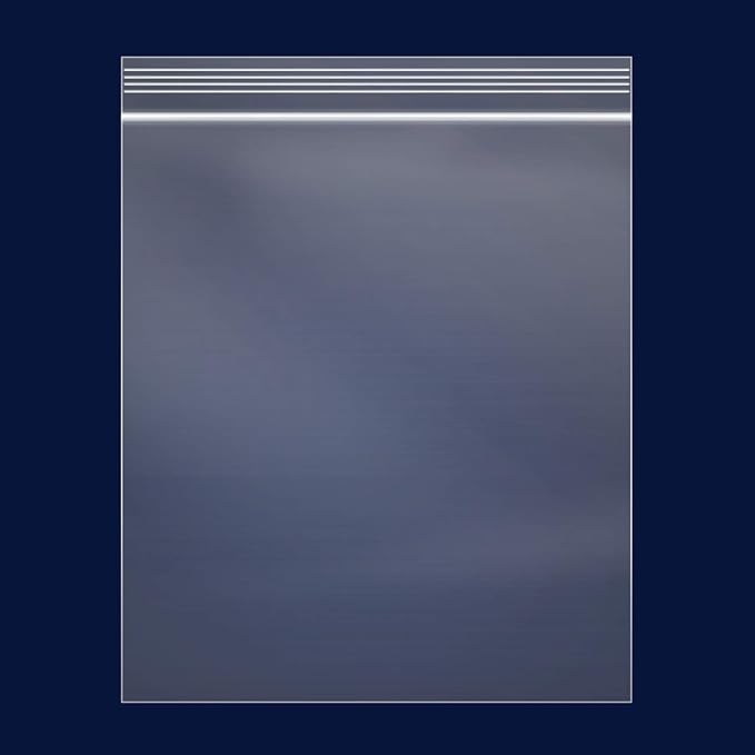iMailer - 200 Count - 8" x 10" Zip Bags - Clear Reclosable Zip Plastic Poly by iMailer