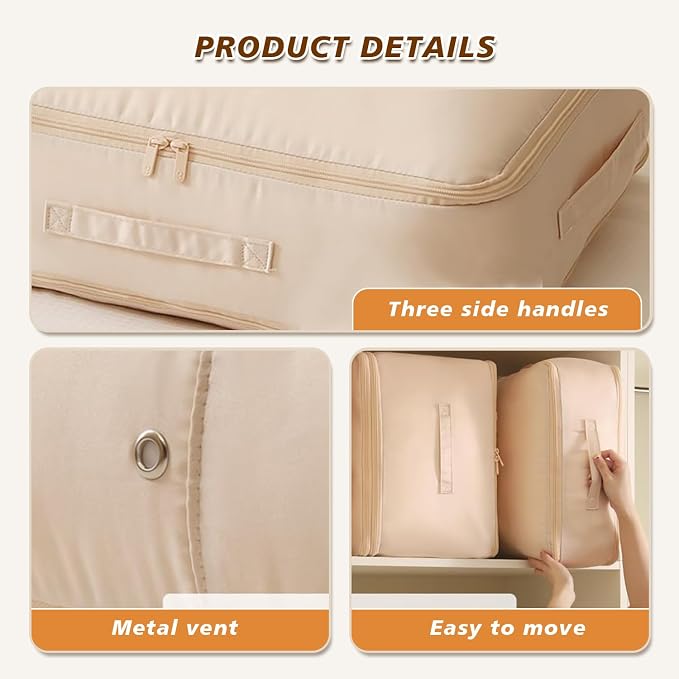 135L Large Capacity Ultra Space-Saving Self Compression Storage Bags, 3-Layer - Image 6
