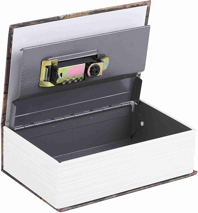 JTLB Deluxe Simulation Book Safe Box, Combination Lock, Sturdy Metal - Image 2