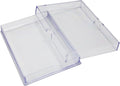 20 Pack Clear Acrylic Card Storage Boxes by GaryPlasticPackaging