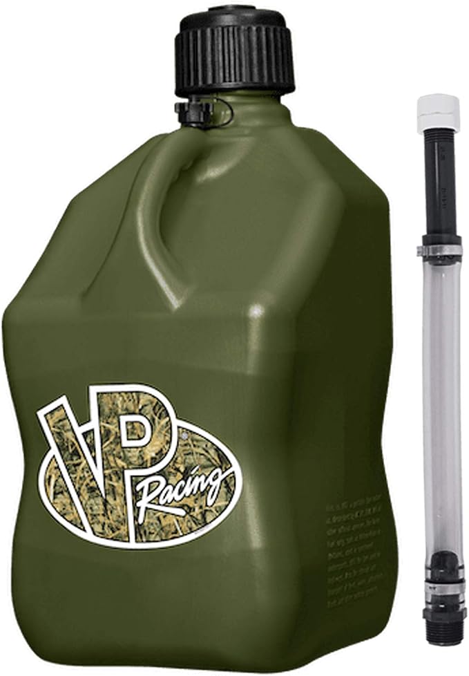 VP Racing 3846-CA, 5.5 Gallon Motorsports Jug Camo Square w/Hose by VPRacing