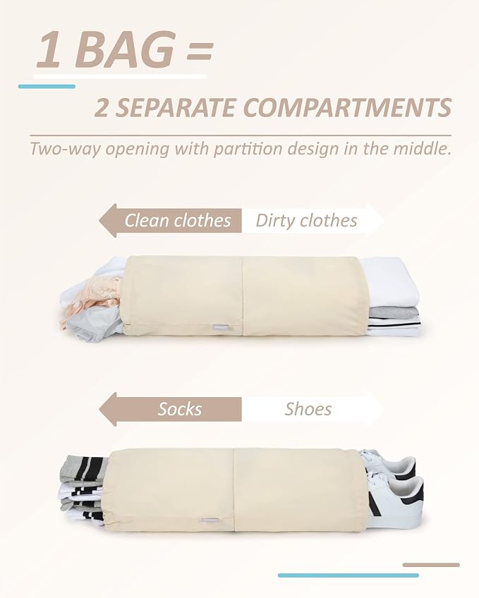 BAGSMART 6 Set /4 Set/2 Set Compression Packing Cubes - Image 4