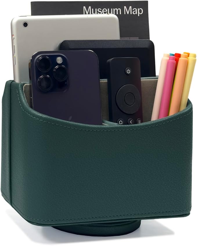 UnionBasic Rotating Desk Organizer, 360 Degree Desk Spinning Caddy, Desktop TV by UnionBasic