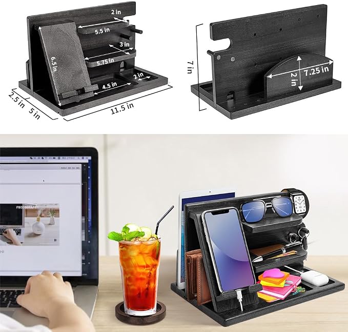 Wood Phone Docking Station - Image 2