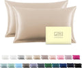 Silk Pillowcase for Hair and Skin, Breathable and Sliky 100% Standard Size by Suatien