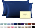 Silk Pillowcase for Hair and Skin, Breathable and Sliky 100% Standard Size by Suatien