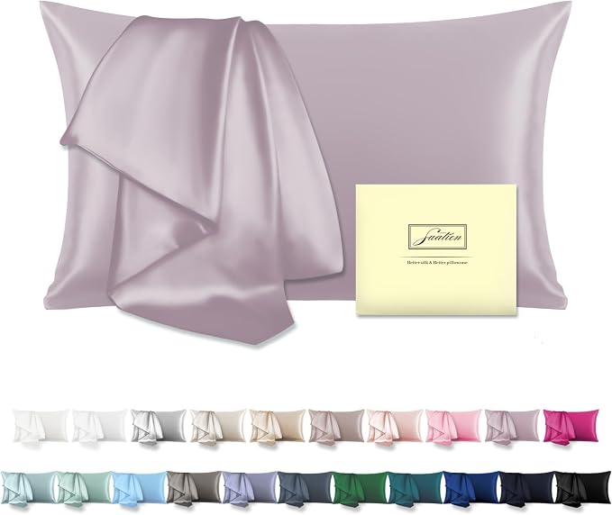 Mulberry Silk Pillow Cases Standard Size Silk Pillowcase by Suatien