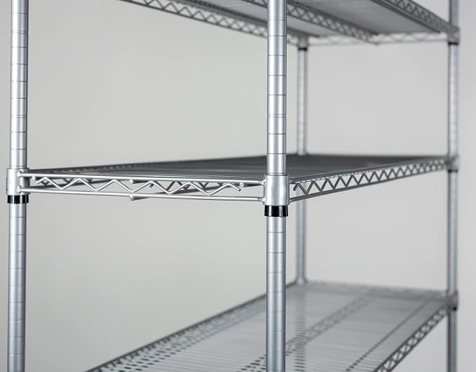 Omega 14" Deep x 24" Wide x 96" High 3 Tier Gray Starter Shelving Unit - Image 3