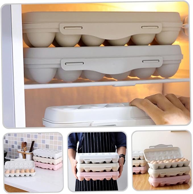 Angoily 2pcs Egg Organizer Container - Image 4