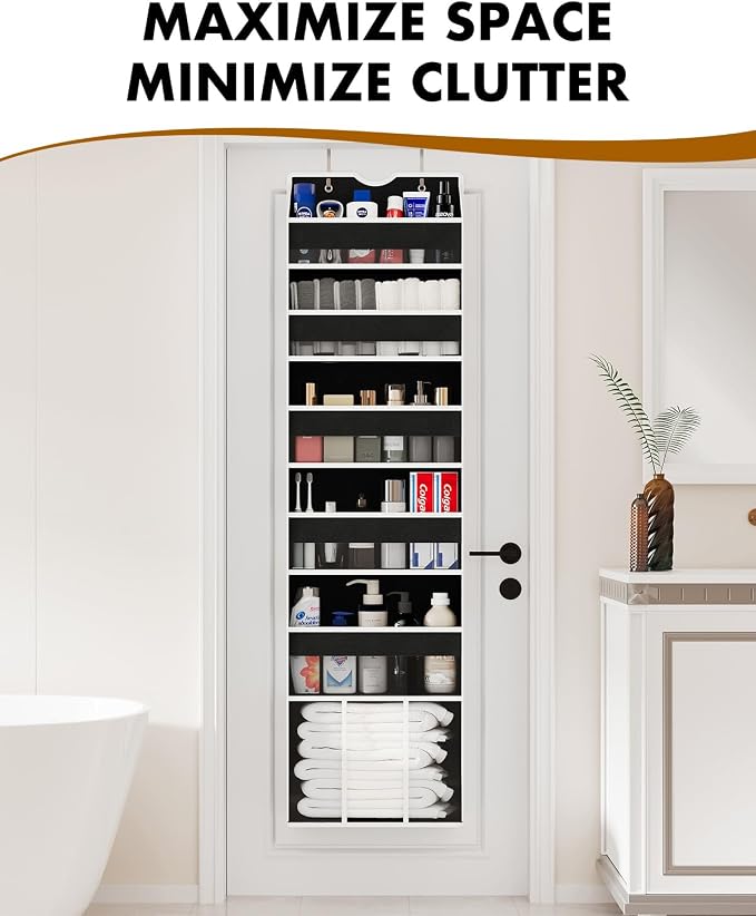 Over The Door Organizer Hanging 6-Shelf Storage Organizer - Image 6