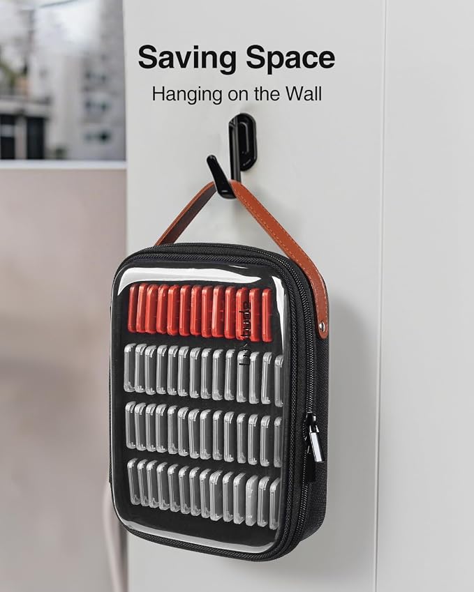 Luxtude SD Card Holder Case, Hard Memory Card Cases, 42 SD Holders, 14 TF - Image 6
