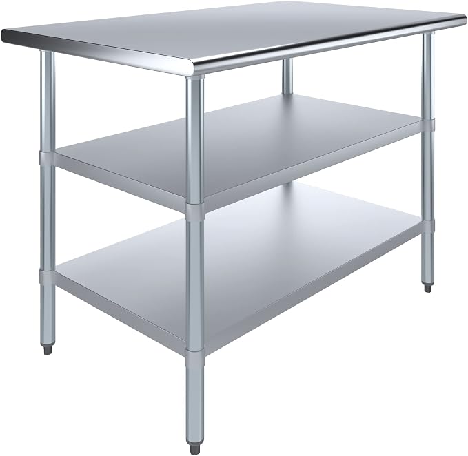 AmGood Stainless Steel Work Table by AmGood