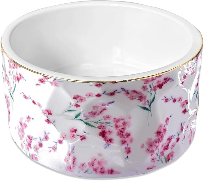 Paper Clip Holder Ceramic Paper Clip Holders Floral Paperclips Holder Dispenser - Image 4
