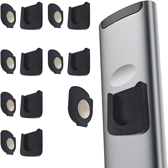 Magnetic Remote Control Holder Wall-Mounted Remote Holder Adhesive Strips Easy by Unknown