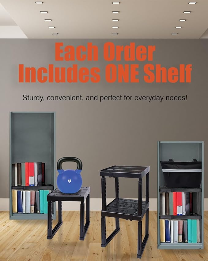 Locker Organizer Shelf， Adjustable Width and Height, Ideal Locker - Image 6