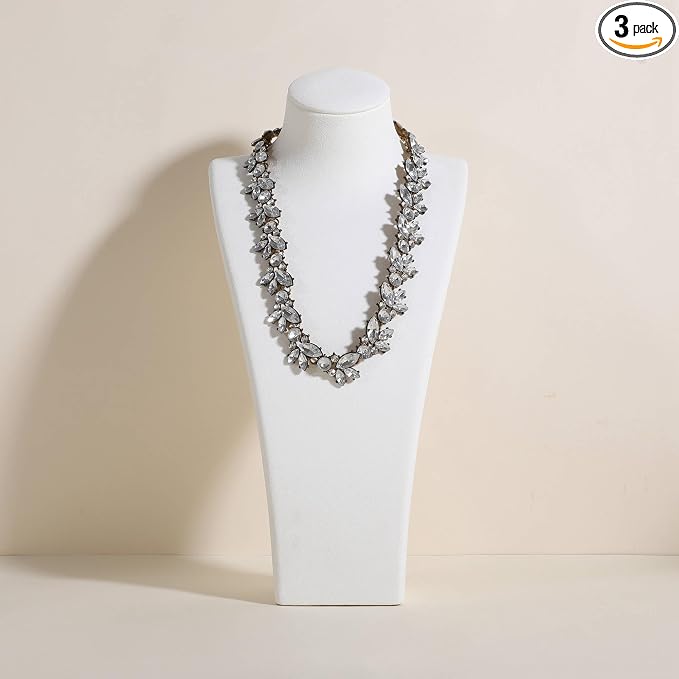 GemeShou White necklace storage organizer by GemeShou