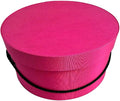Sarah's Hat Boxes Classic Cerise Hat Box – 11" x 5.5" Handmade in USA – by SarahsHatBoxes