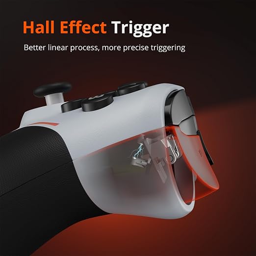 Wireless PC Controller with Hall Effect Joysticks & Triggers, 1000Hz Polling - Image 4