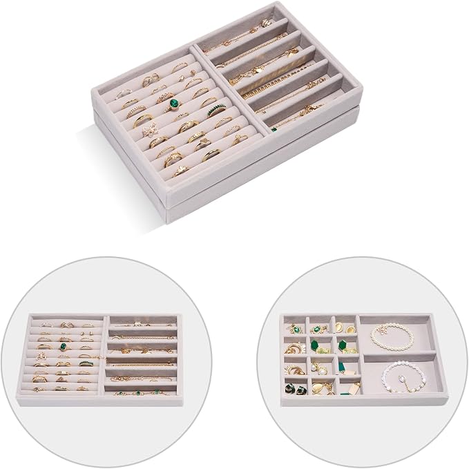 ProCase Stackable Jewelry Organizer Trays - Image 4