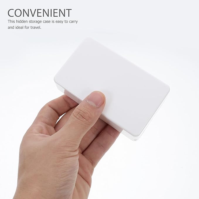 4pcs Plastic Junction Box Hidden Safe Container Portable Secret Storage Box - Image 3