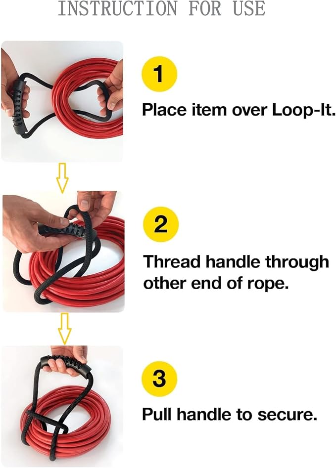 Extension Cord Storage Straps, 2 Pack 24 inch Portable - Image 5