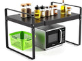 Expandable Cabinet Shelf Organizer 14-25 Inch Adjustable Length, Under Sink by Unknown