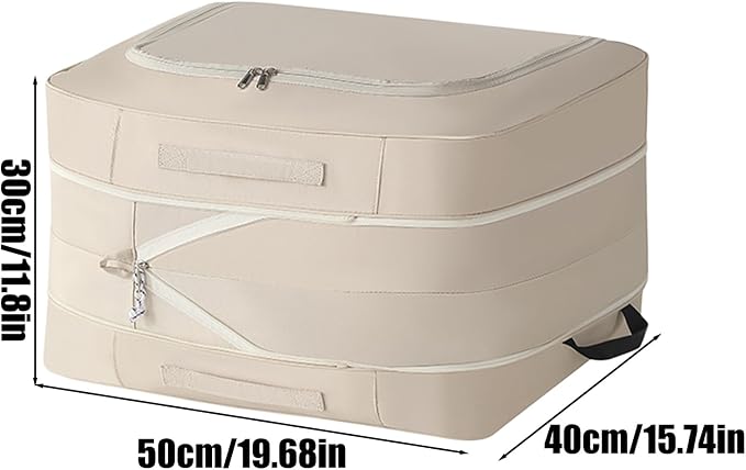 Closet Storage Bag, Space-Saving Blanket and Comforter Organizer, Compression - Image 2