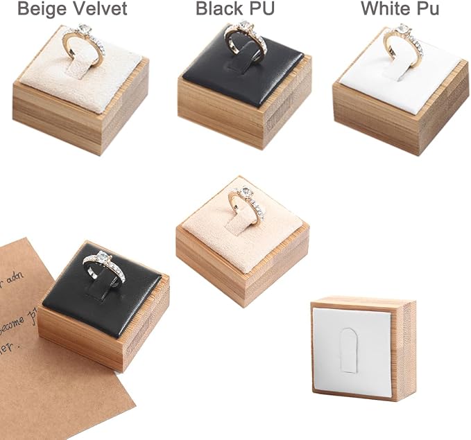 Coward Bamboo 6 Pcs Rings Display Stand - Image 6