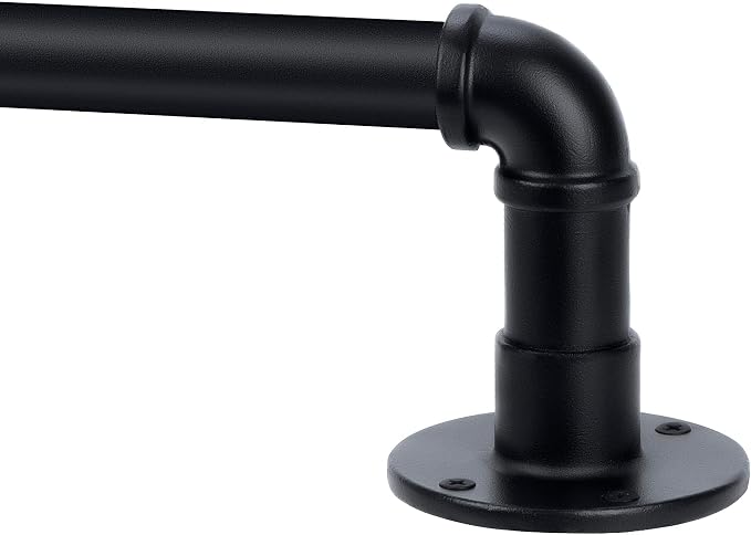 Industrial Curtain Rod Set by YAJUXIU