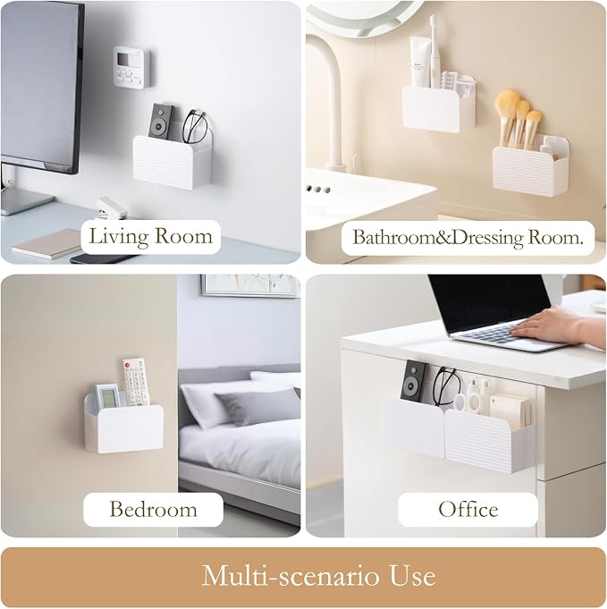 LINFIDITE Adhesive TV Remote Control Holder Wall Mount TV Remote Holder - Image 6