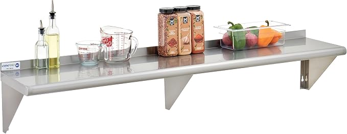 Commercial Wall Shelf - 285 lb. Weight Capacity - Image 3