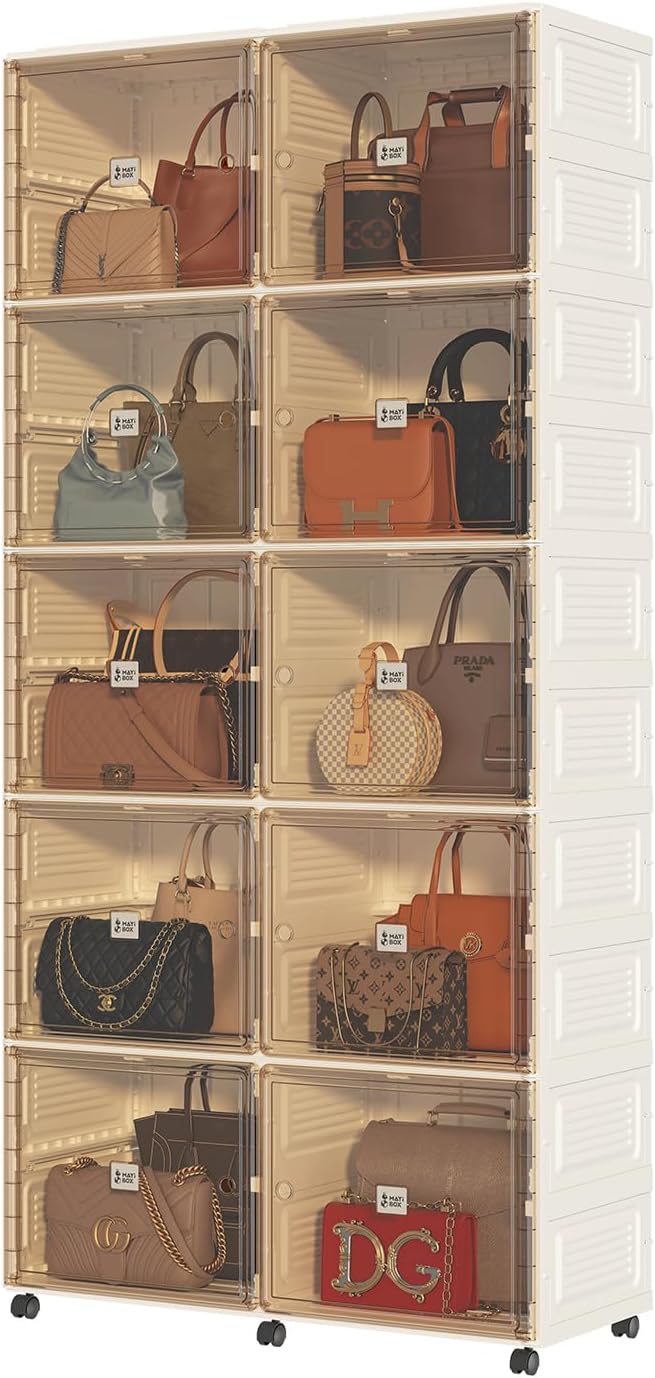 10 Cubbies Handbag Storage Organizer by MayiBox