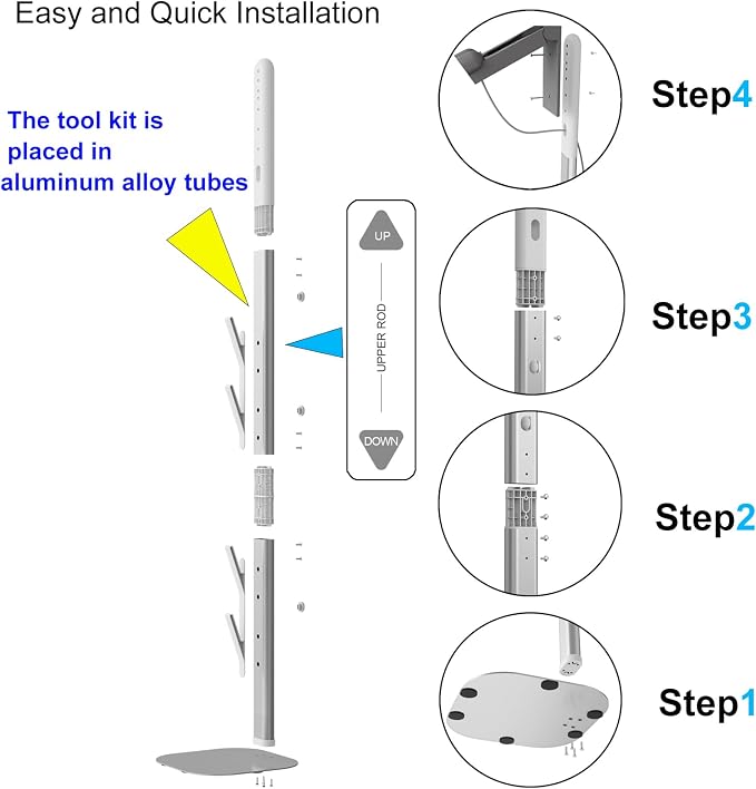 Foho Vacuum Stand Holder Docking Station Compatible - Image 3