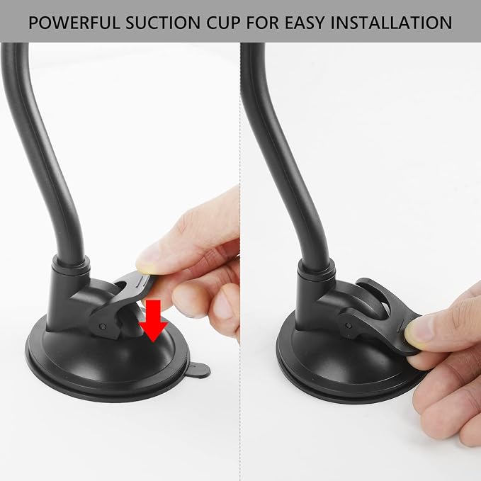 LUEXBOX Adjustable Hair Dryer Holder Stand, 360 Degree Rotation Blow Dryer - Image 4